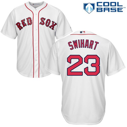 Red Sox #23 Blake Swihart White Cool Base Stitched Youth MLB Jersey